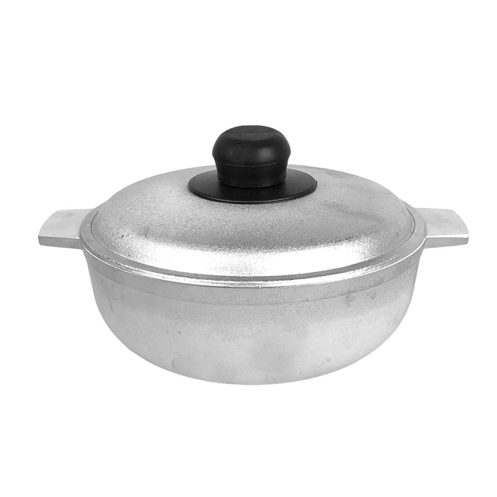 Paila de Aluminio Minalum Con Tapa de 20 cm