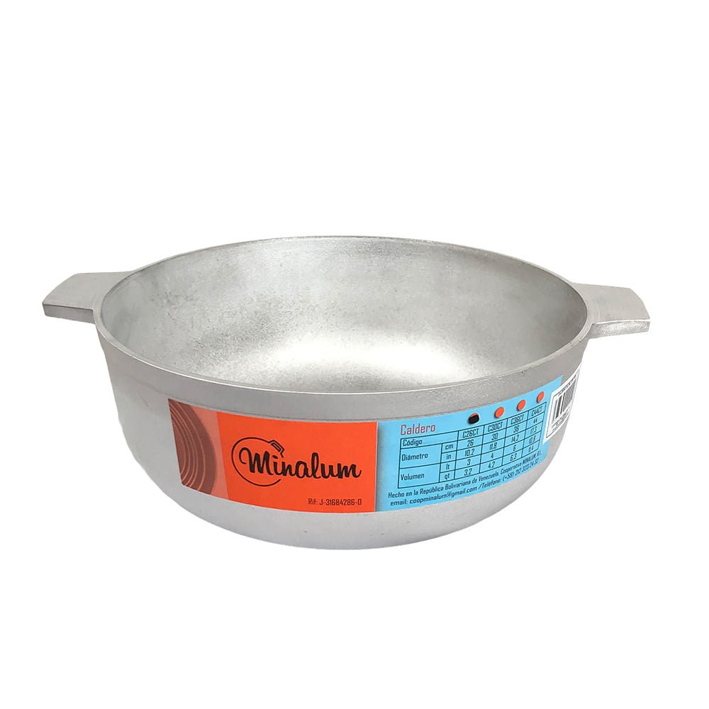 Paila de Aluminio Minalum de 26 cm