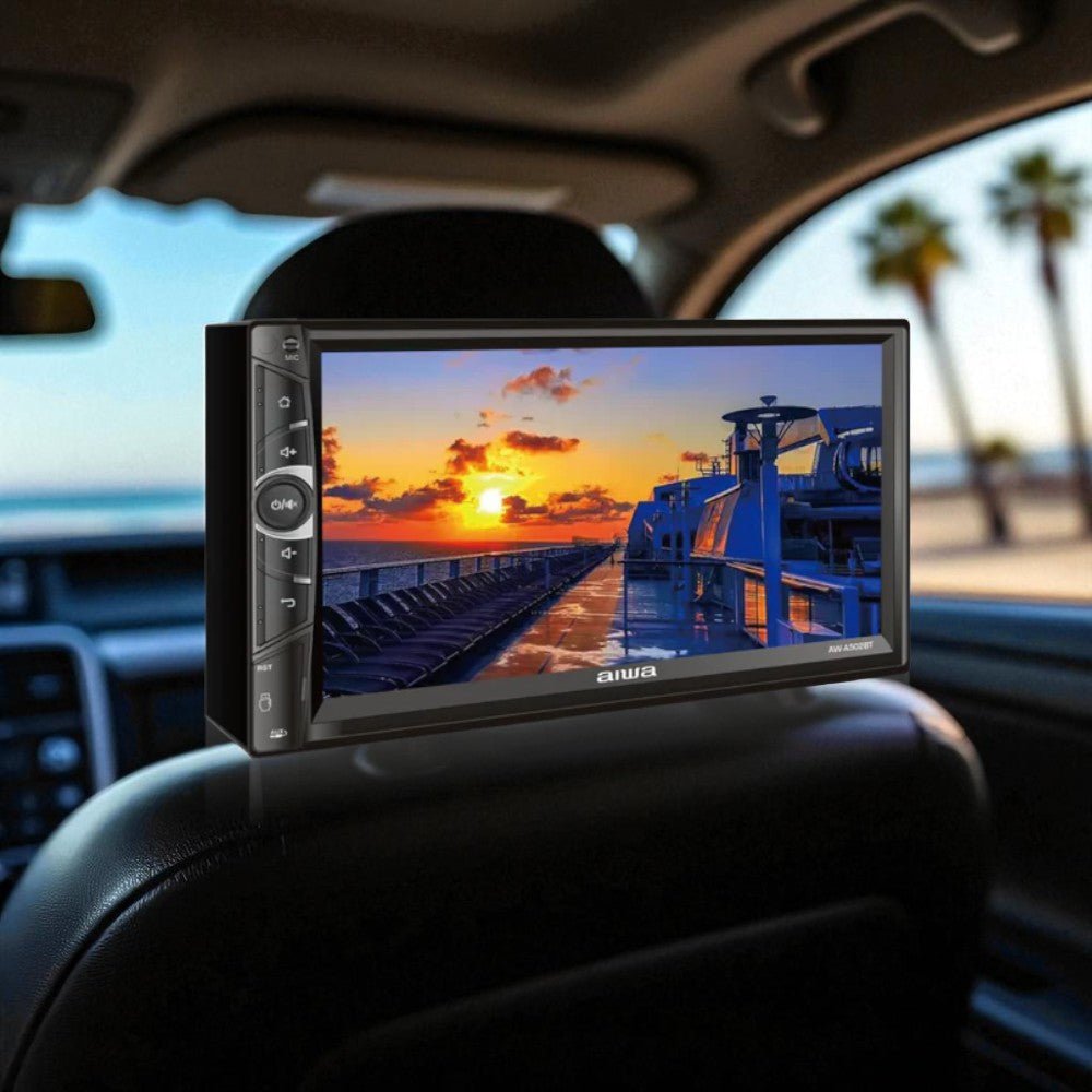 Pantalla Táctil Aiwa QLED 7" Para Carro | Negro | AW - A502BT - Aiwa - Titan.com.pa - 7804612216070