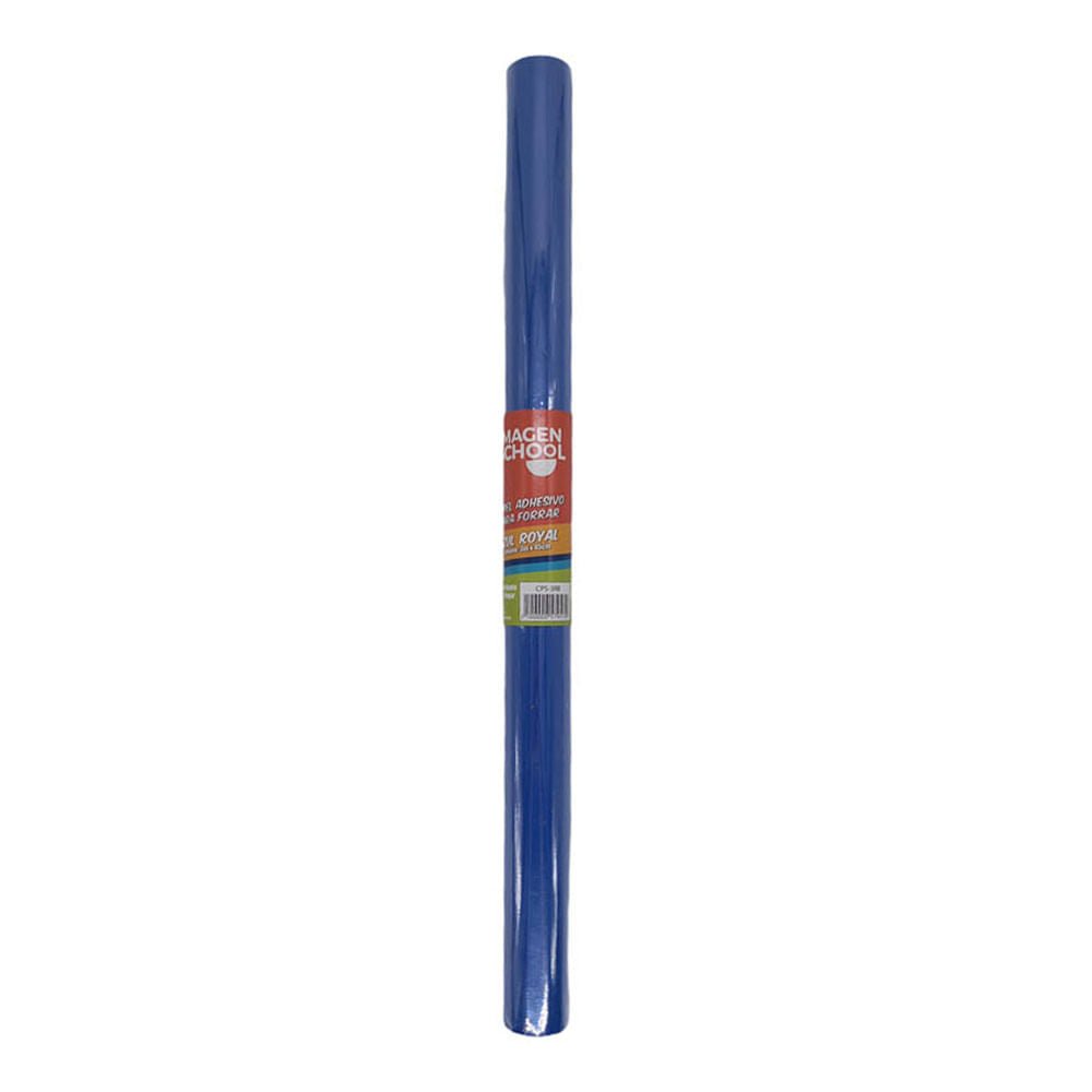 Papel Adhesivo Imagen School Azul Rey de 3 m x 45 cm