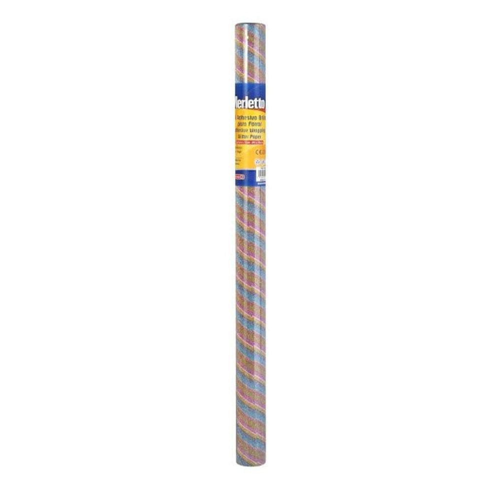 Papel Adhesivo Merletto Arcoíris 2m x 45 cm