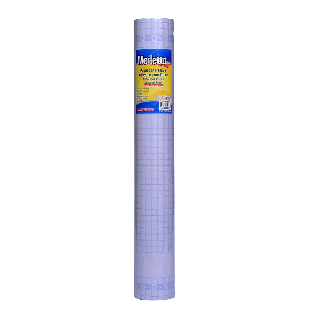 Papel Adhesivo Merletto Transparente Corrugado 20 m