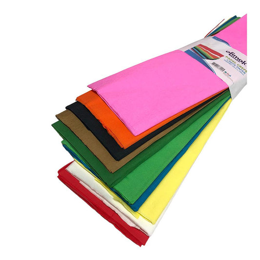Papel Crespón Ofimak 10 Colores
