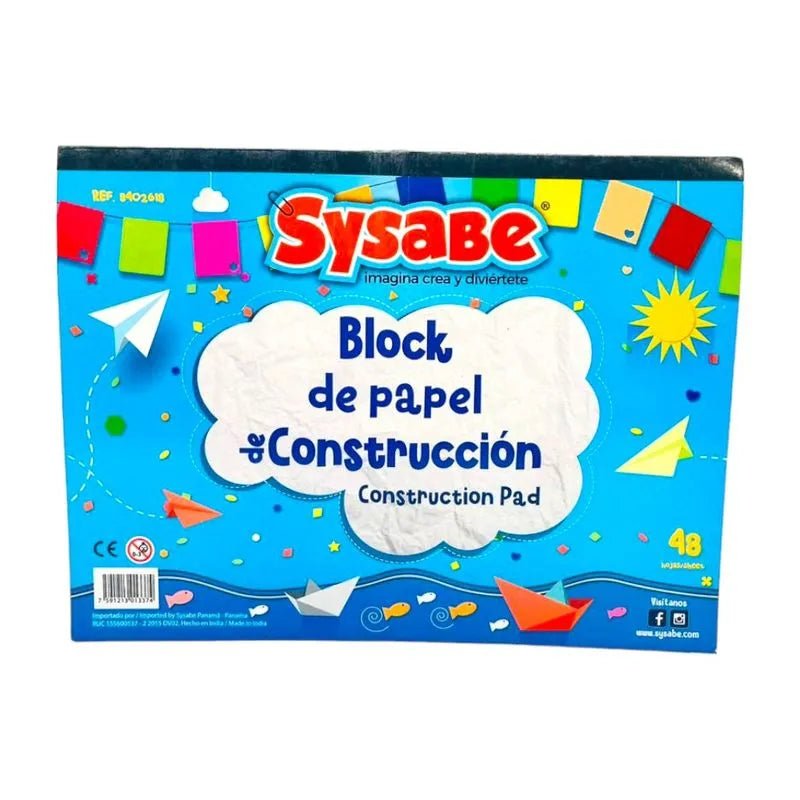 Papel de Construcción Sysabe 48 Hojas - Sysabe - Titan.com.pa - 7591213013374