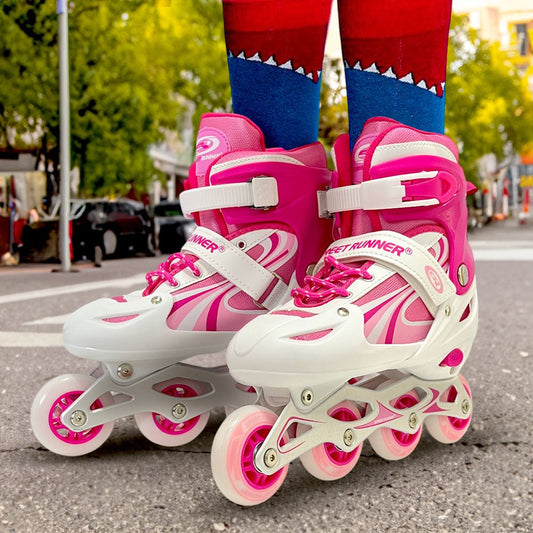 Patines en Línea Ajustables de 4 Ruedas Talla 39-42 – Surtidos - Yong Xing - Titan.com.pa - 2100000966141
