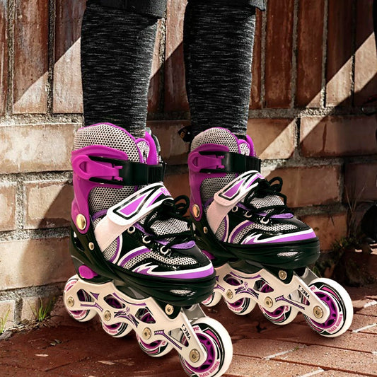 Patines en Línea de Cuatro Ruedas Ajustable Talla 31 - 34 - Surtido - Yong Xing - Titan.com.pa - 2100000427574