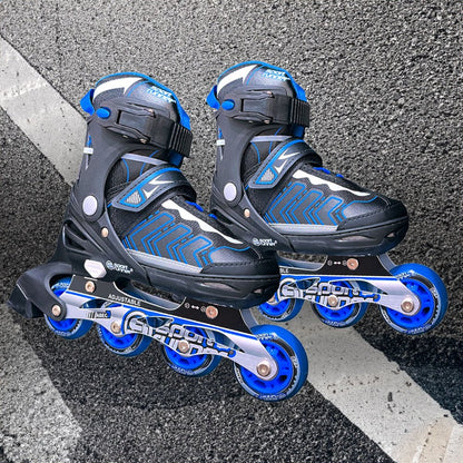Patines en Línea de Cuatro Ruedas Ajustable Talla 39 - 42 - Surtido - Yong Xing - Titan.com.pa - 2100000880409