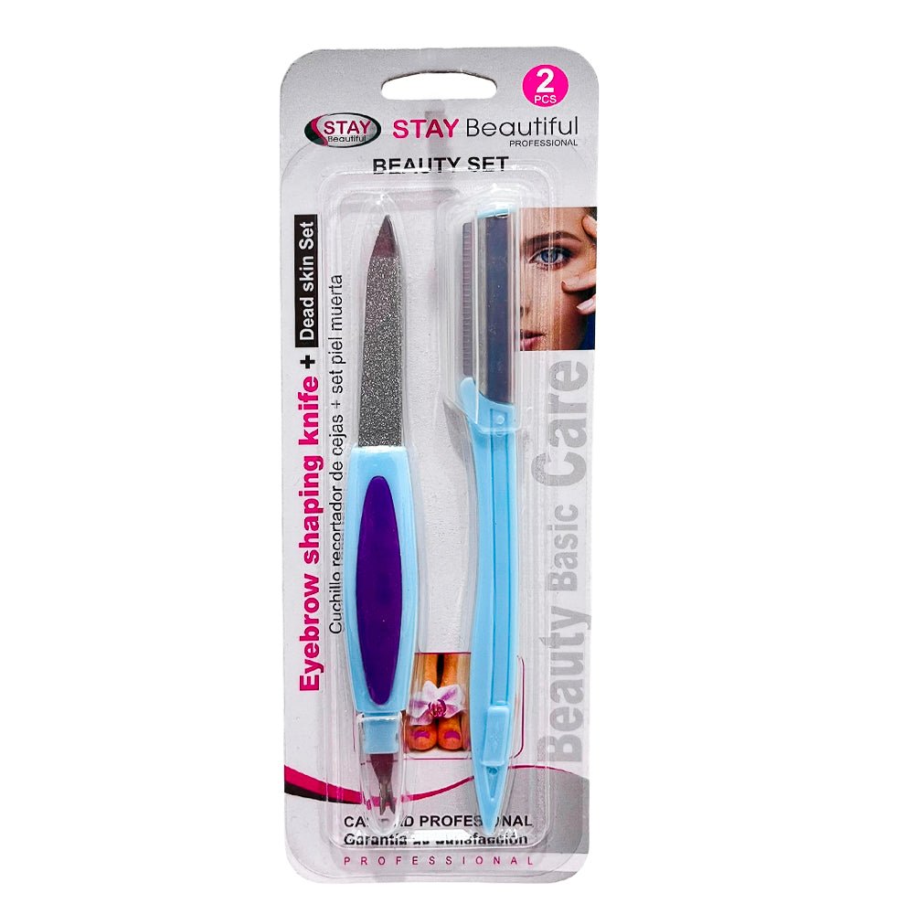 Perfilador Para Cejas + Lima De Uñas Surtido - Stay Beautiful - Stay Beautiful - Titan.com.pa - 7592701119127