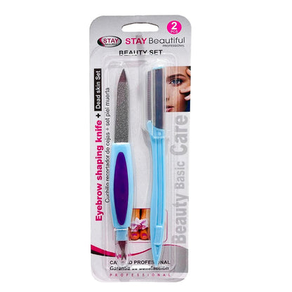 Perfilador Para Cejas + Lima De Uñas Surtido - Stay Beautiful - Stay Beautiful - Titan.com.pa - 7592701119127
