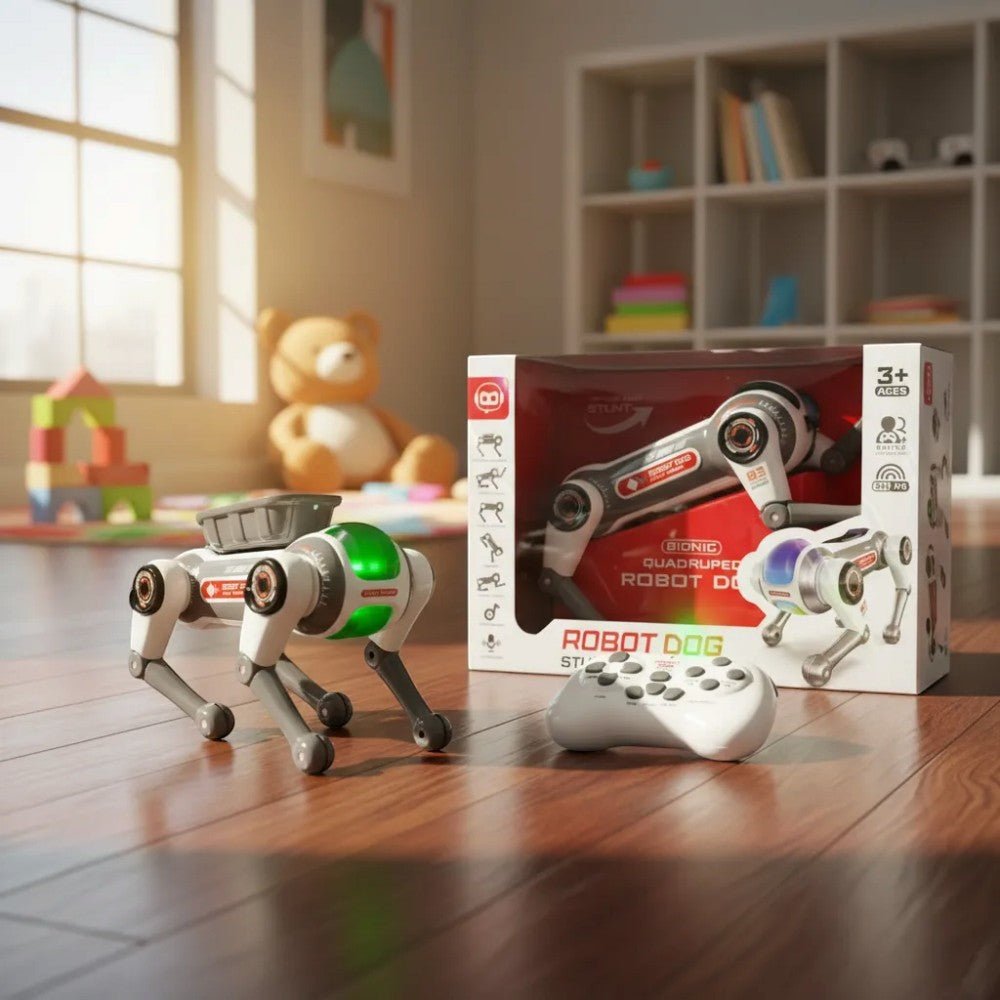 Perro Robot Acrobacias Inteligentes 2.4 GHz 20 CM - Star Toys