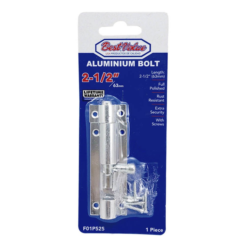 Picaporte Para Puerta Best Value de Aluminio de 2-1/2"