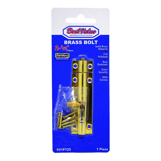 Picaporte Para Puerta Best Value de Bronce de 2-1/2"