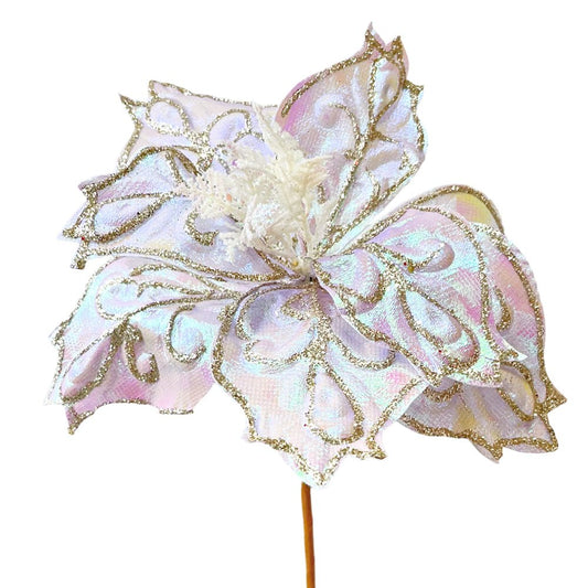 Pick Navideño 22.5 cm / Blanco / Montefiori Christmas - Montefiori Christmas - Titan.com.pa - 7453127891960