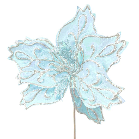 Pick Navideño 25 cm / Celeste / Montefiori Christmas - Montefiori Christmas - Titan.com.pa - 7453127891946
