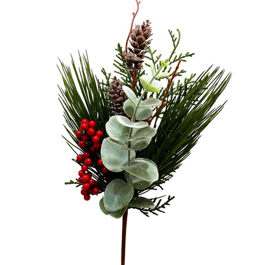 Pick Navideño 46 CM Verde/Rojo - Montefiori Christmas