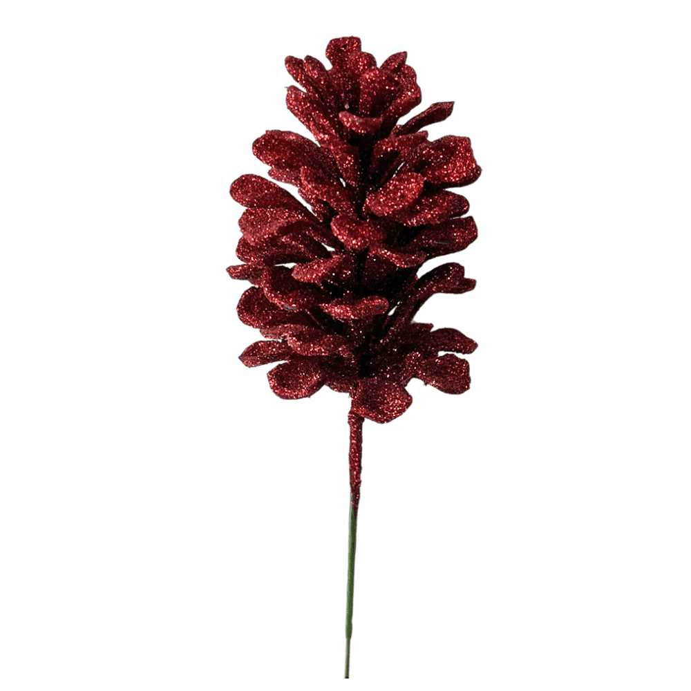 Pick Navideño Piña 22 Cm Rojo - Montefiori Christmas - Titan.com.pa - 7453121087895
