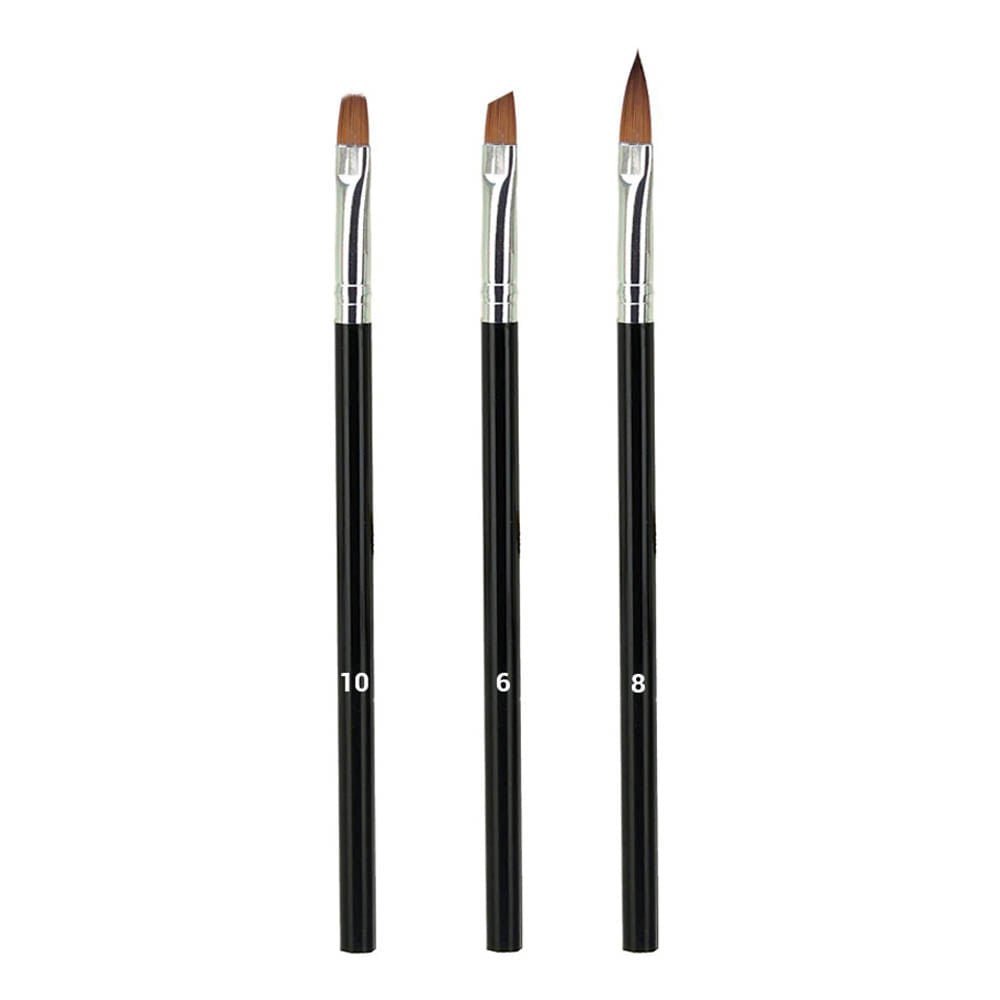 Pinceles De Manicura Stay Beautiful 3 piezas