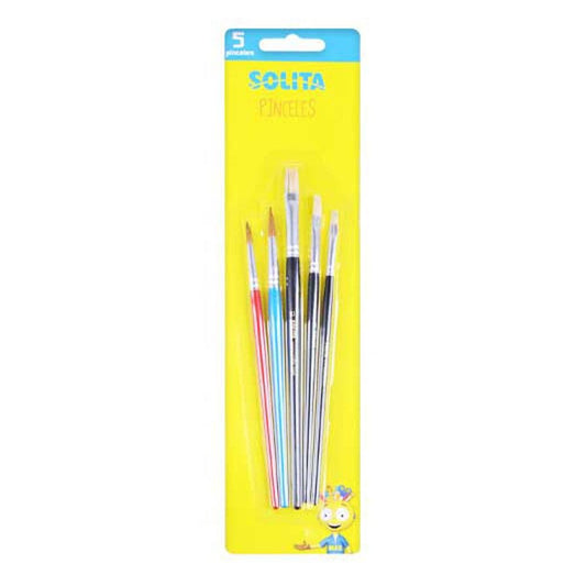 Pinceles Solita 5 Piezas