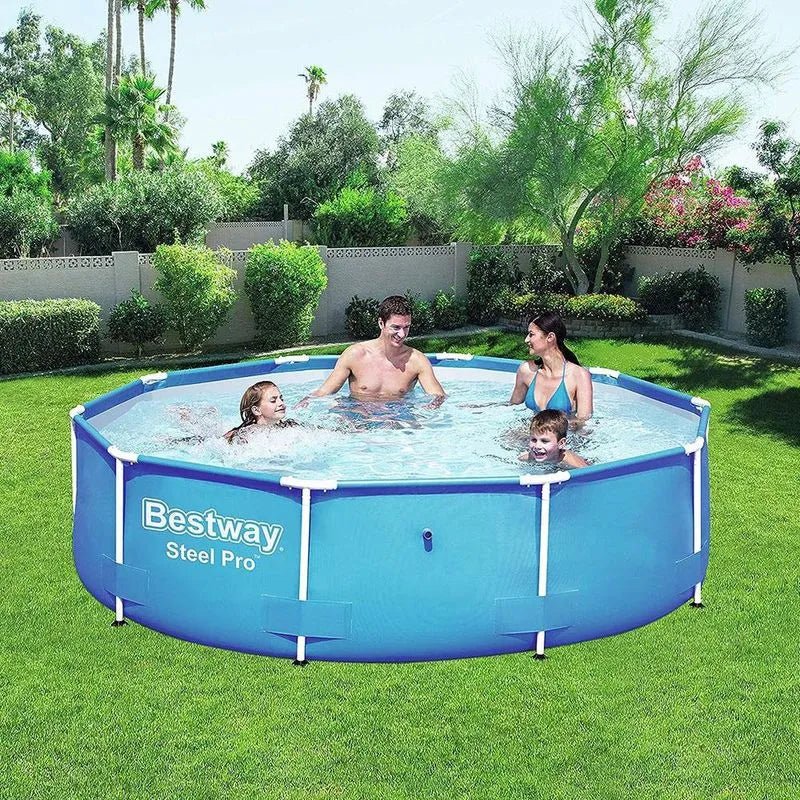 Piscina Bestway Steel Pro Redonda 3.05 m x 76 cm – Piscina de Acero Resistente - Best Way - Titan.com.pa - 6941607329184