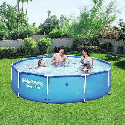 Piscina Bestway Steel Pro Redonda 3.05 m x 76 cm – Piscina de Acero Resistente - Best Way - Titan.com.pa - 6941607329184