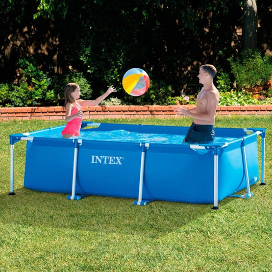 Piscina Intex rectangular con marco metálico
