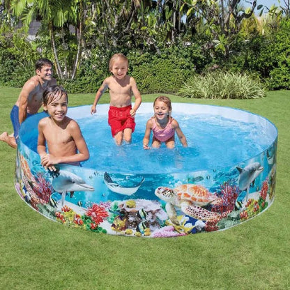 Piscina Rígida Coral 8' x 18" / Intex - Intex - Titan.com.pa - 6941057402543