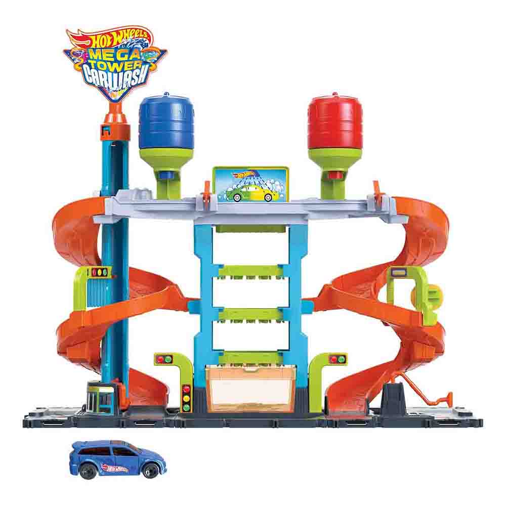 Pista Megatorre Lavado de Coches / Hot Wheels City - Hot Wheels - Titan.com.pa - 194735028955