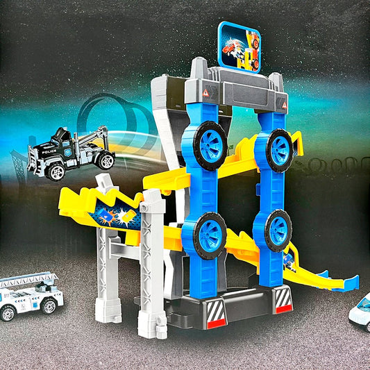 Pista Racing Estacionamiento De Policía 4 En 1 - Star Toys - Titan.com.pa - 2100000820528