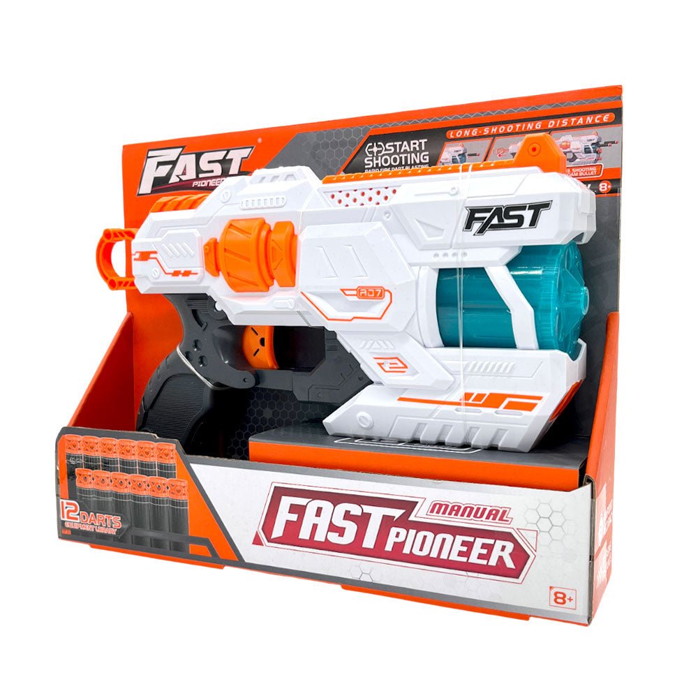 Pistola Con 12 Dardos Fast Pioneer - Star Toys - Titan.com.pa - 2100000782642
