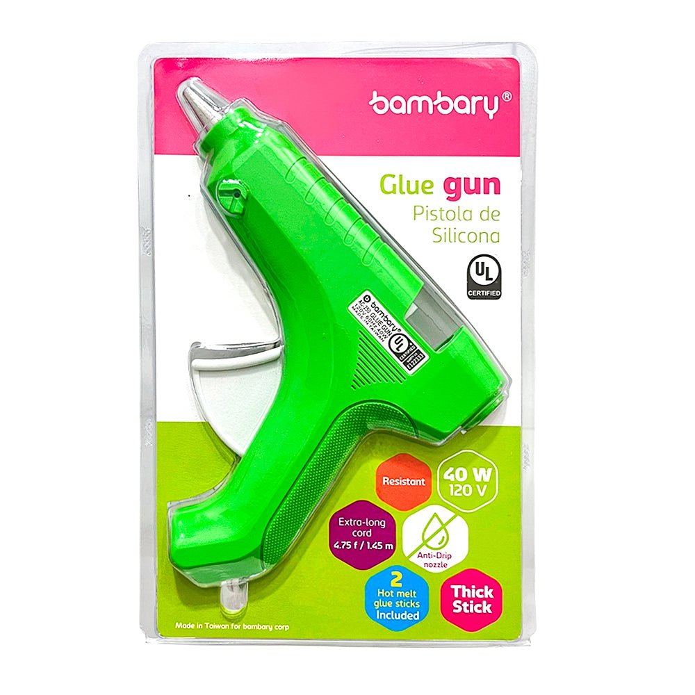Pistola de Silicona Grande Bambary / 40W - 120V - Surtida - Bambary - Titan.com.pa - 7453086101810