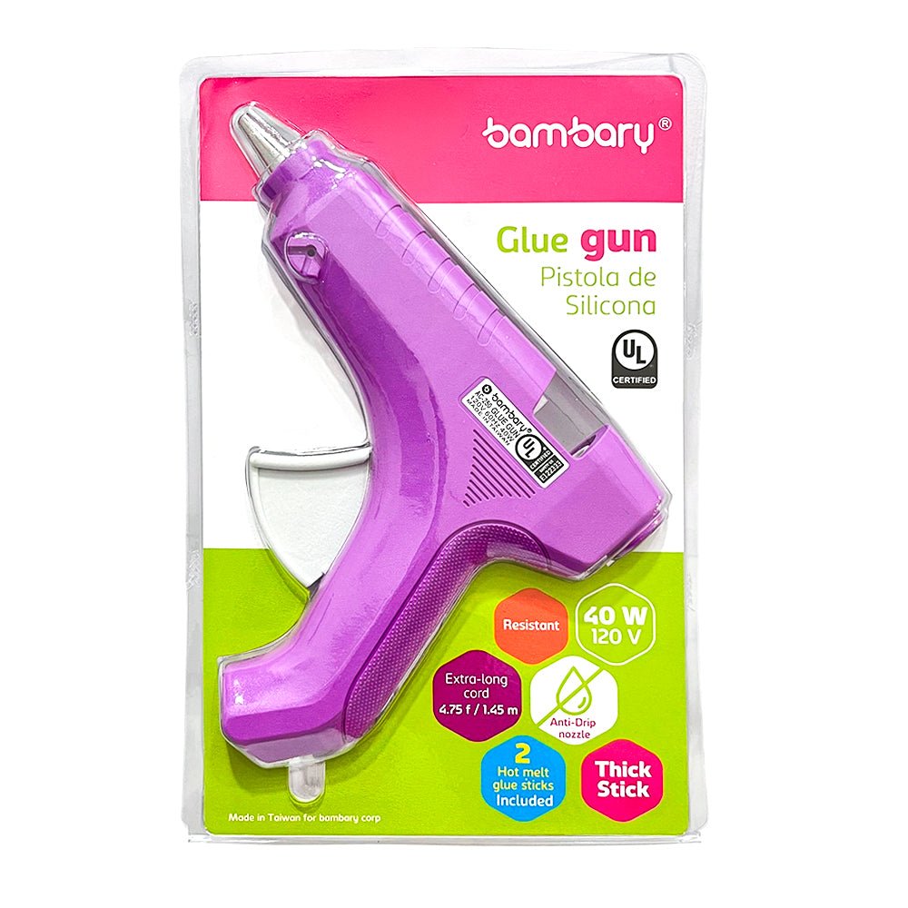Pistola de Silicona Grande Bambary / 40W - 120V - Surtida - Bambary - Titan.com.pa - 7453086101810