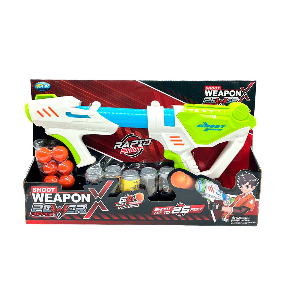Pistola Lanza pelota con accesorios - Jstoys - Titan.com.pa - 2100000630349