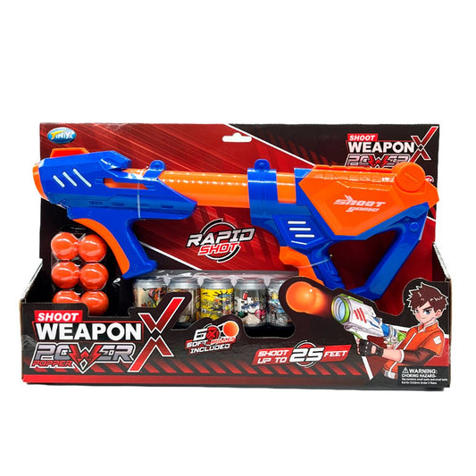 Pistola Lanza pelota con accesorios - Jstoys - Titan.com.pa - 2100000630349