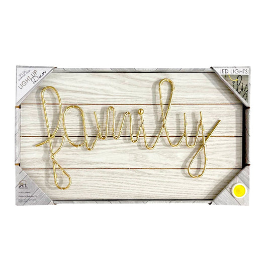 Placa Decorativa con Luces LED Premier Home