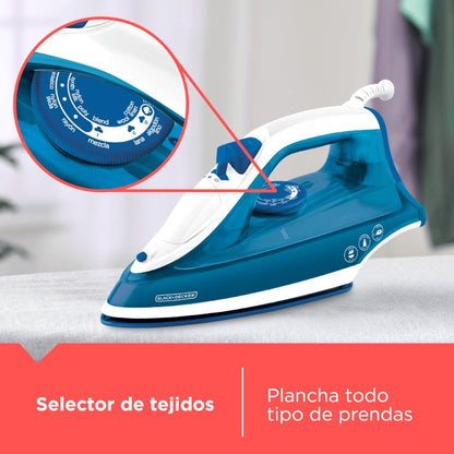 Plancha a Vapor Black&Decker / Cerámica / 1200W - Black&Decker - Titan.com.pa - 050875003897