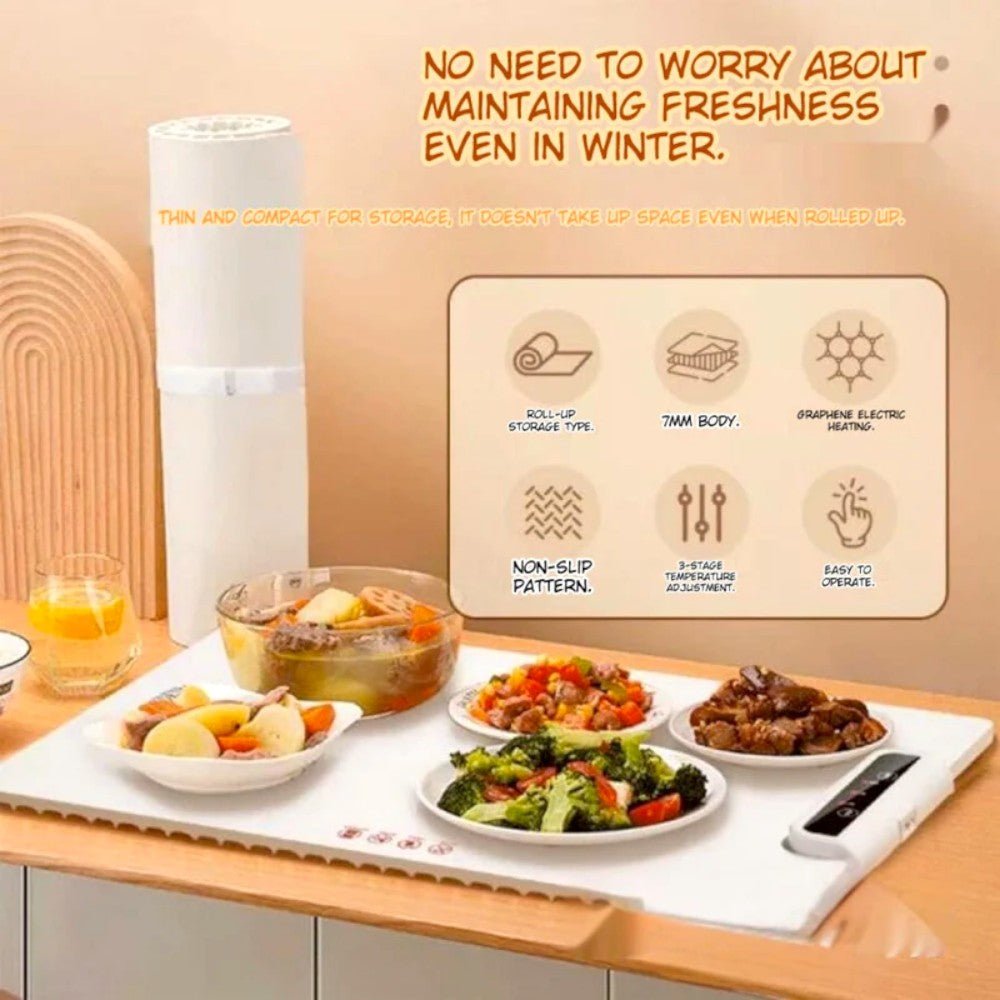 Plancha Eléctrica para Calentar Alimentos / Tapete Calentador / 180W - Carbone - Titan.com.pa - 2150111535132