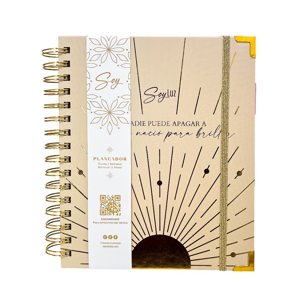 Planner “Soy Luz” / SOY - Mensual - Semanal - Soy - Titan.com.pa - 7450209002351