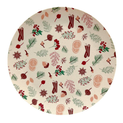 Plato De Melamina 25 CM Navidad Surtido - Christmas Elegance