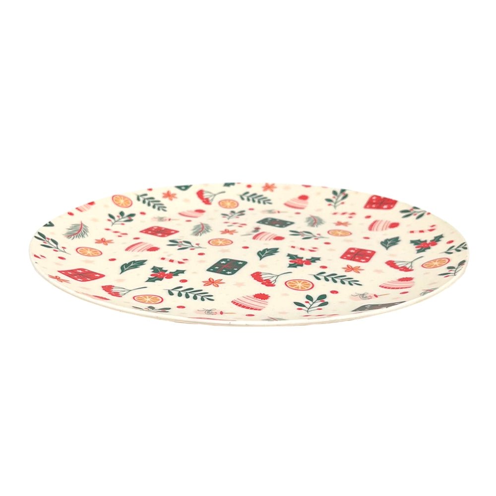 Plato De Melamina 25 CM Navidad Surtido - Christmas Elegance