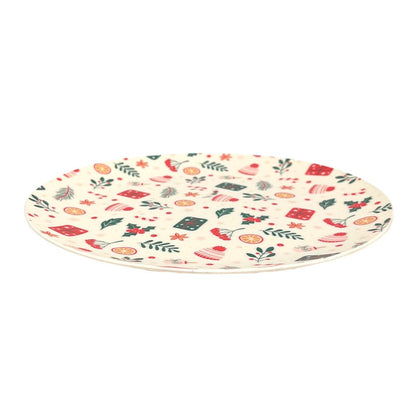 Plato De Melamina 25 CM Navidad Surtido - Christmas Elegance