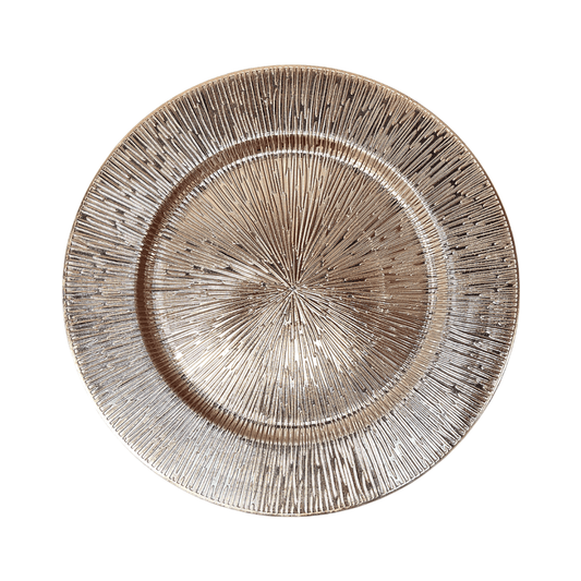 Plato Decorativo 30 Cm Dorado - Montefiori Christmas - Titan.com.pa - 7453121087161