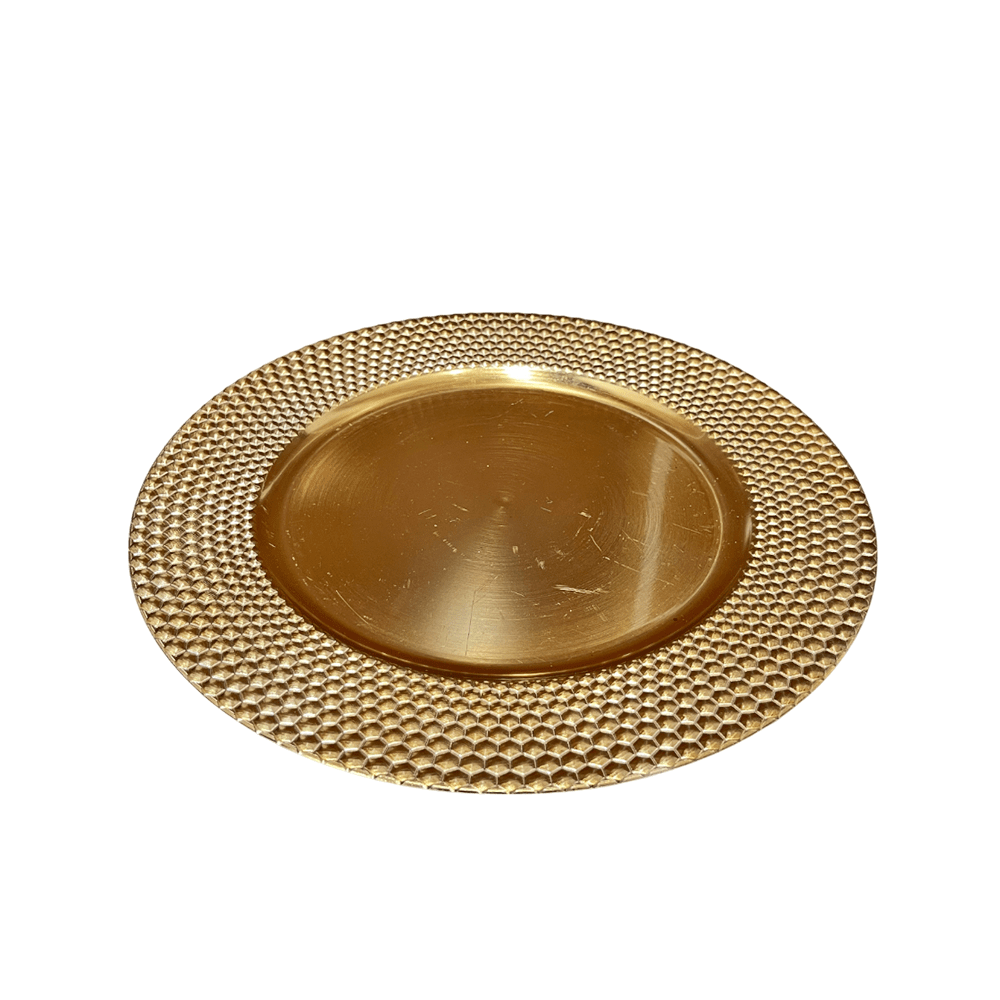 Plato Decorativo 30 Cm Dorado Montefiori Christmas - Montefiori Christmas - Titan.com.pa - 7453121087109