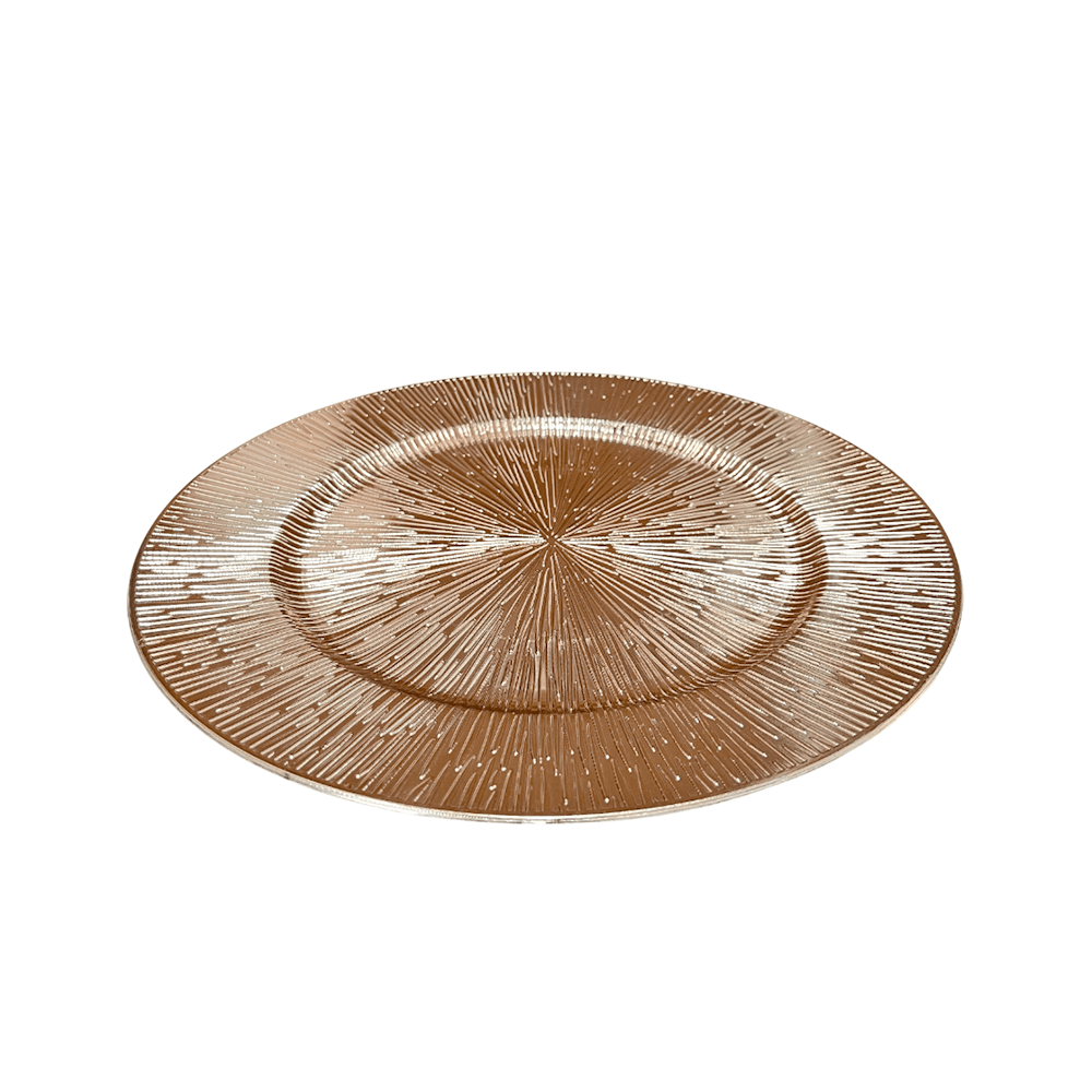 Plato Decorativo 30 Cm Rose Gold - MONTEFIORI CHRISTMAS - Titan.com.pa - 7453121087154