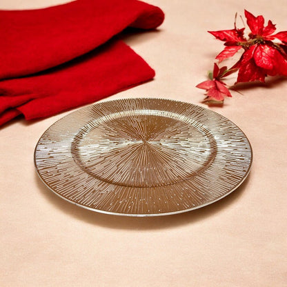 Plato Decorativo 30 Cm Rose Gold - MONTEFIORI CHRISTMAS - Titan.com.pa - 7453121087154