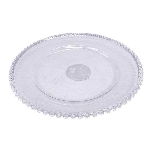 Plato Decorativo Decoré 32 cm x 3 cm Transparente