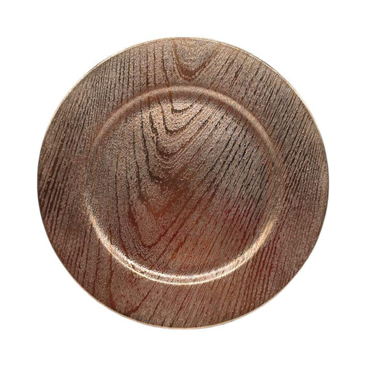 Plato Decorativo Redondo 33Cm Dorado