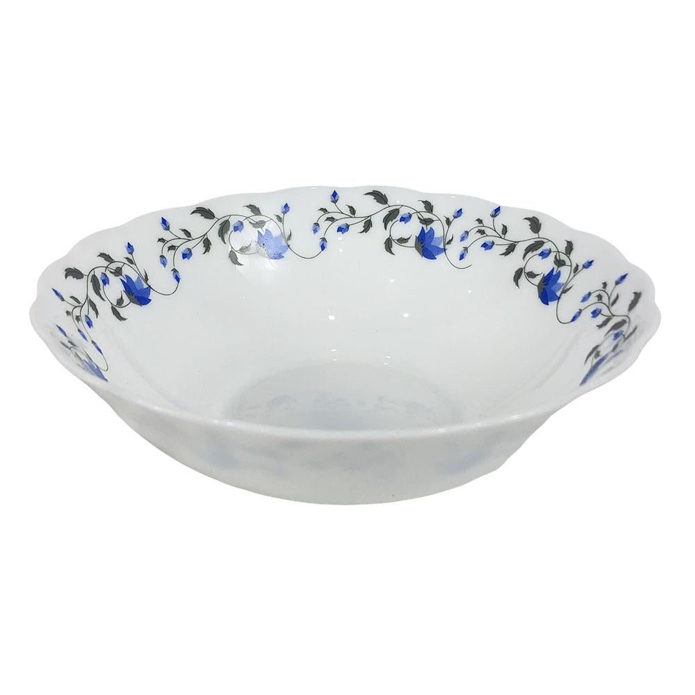 Plato Hondo de Vidrio Estampado Home Elegance