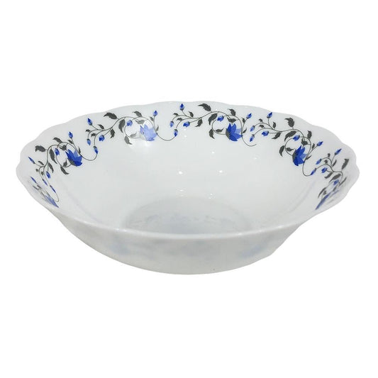 Plato Hondo de Vidrio Estampado Home Elegance