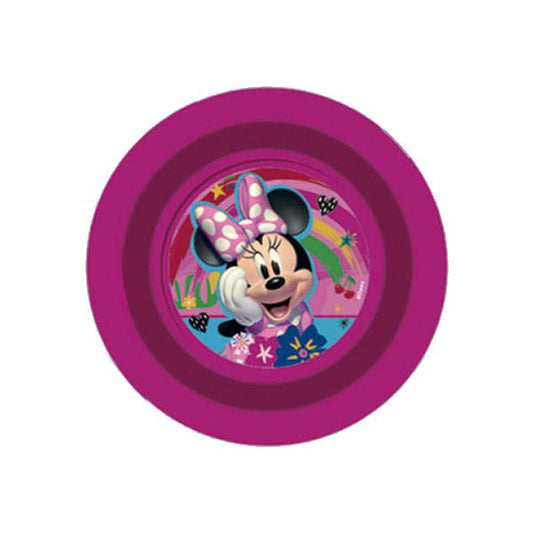 Plato Hondo Plástico Minnie