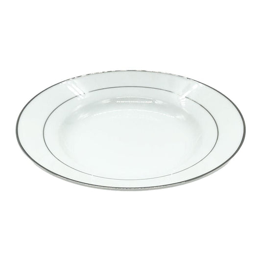 Plato Hondo Plate & Beyond 9" Blanco/Silver